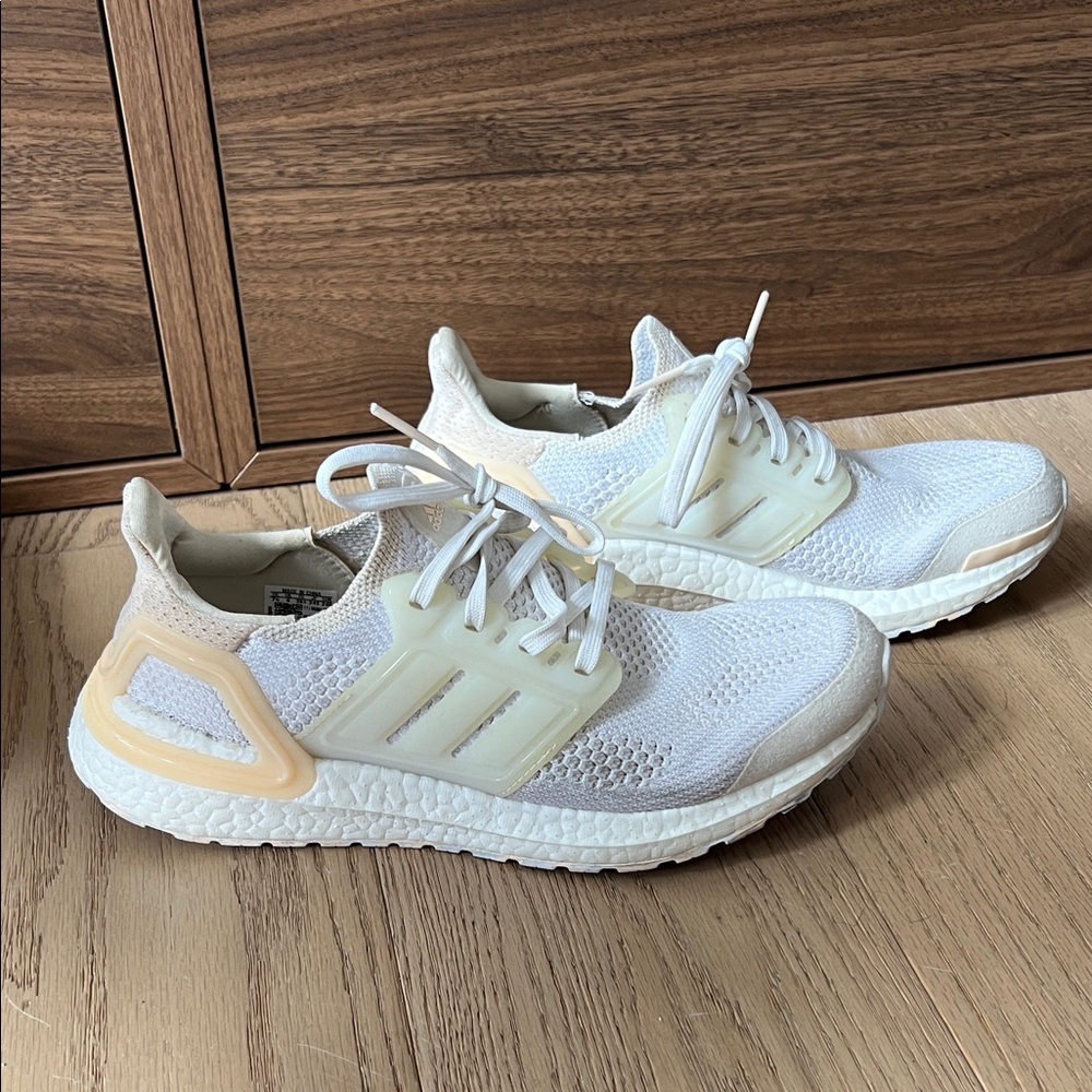 Adidas Cream and White ultra boost